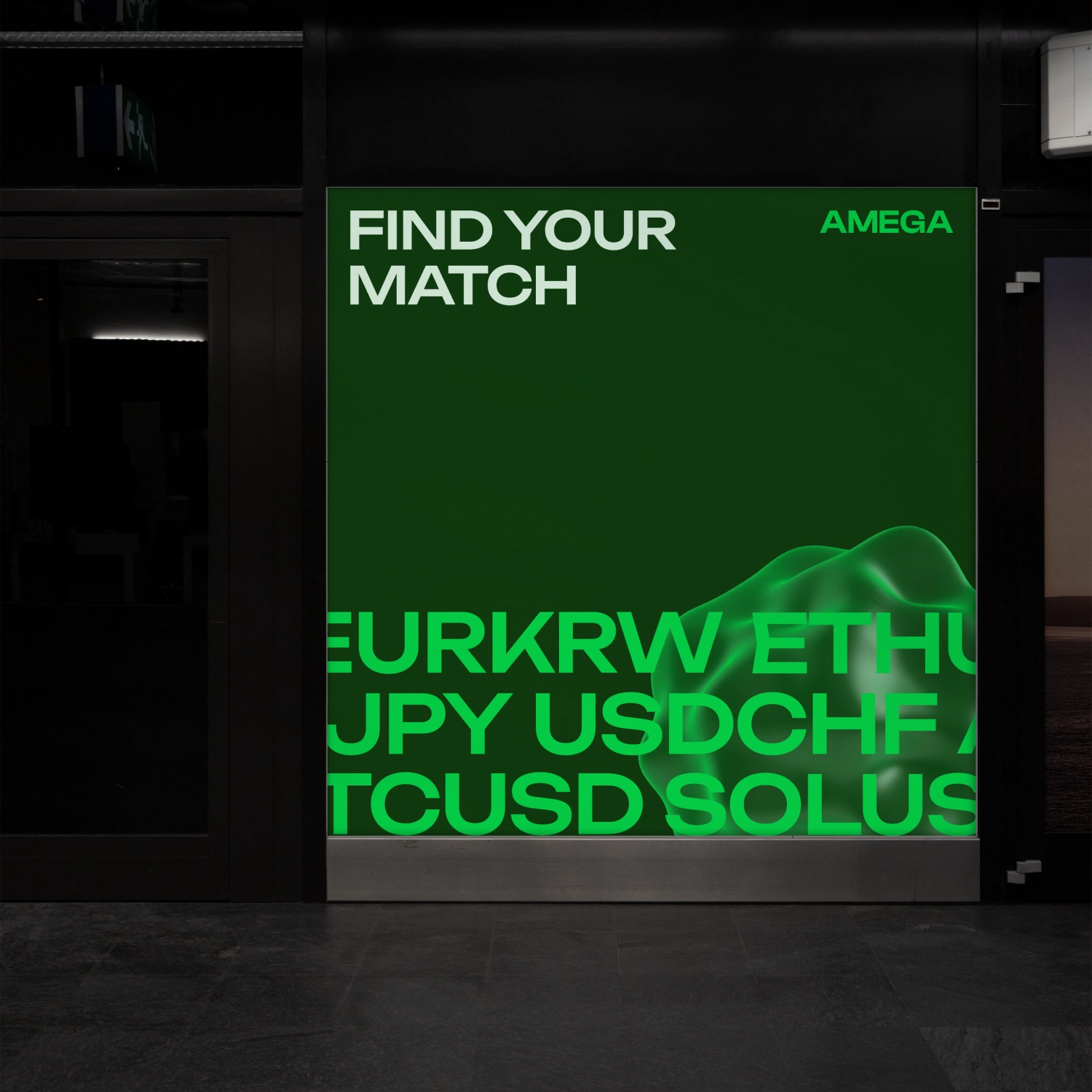 Street billboard branding